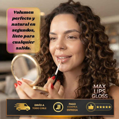 MAX LIPS GLOSS - Tu toque de volumen diario, hidratante y natural.