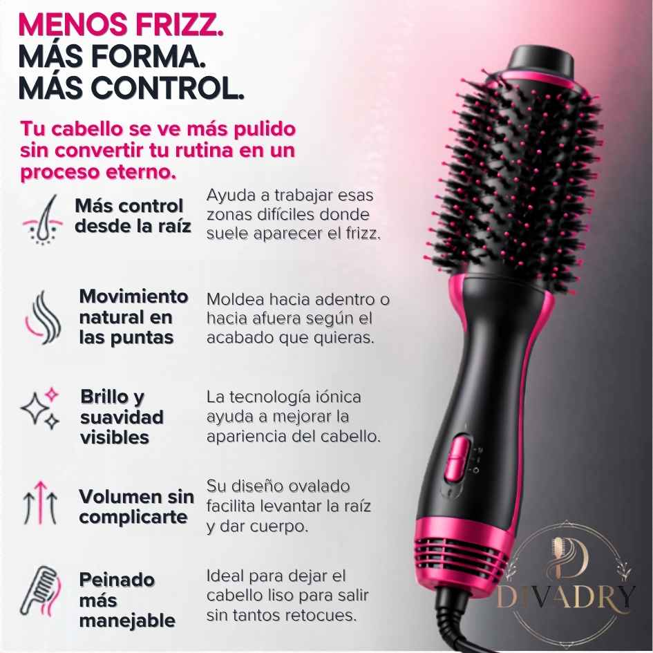 DivaDry™ - Cepillo 3 En 1 - Oferta 25%OFF