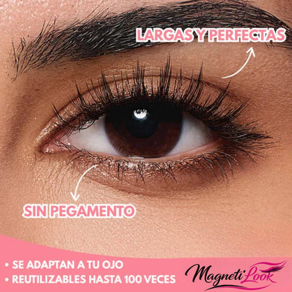 MagnetiLook - Pestañas Magnéticas Reutilizables - Coloca tus pestañas en segundos sin pegamento y sin esfuerzo