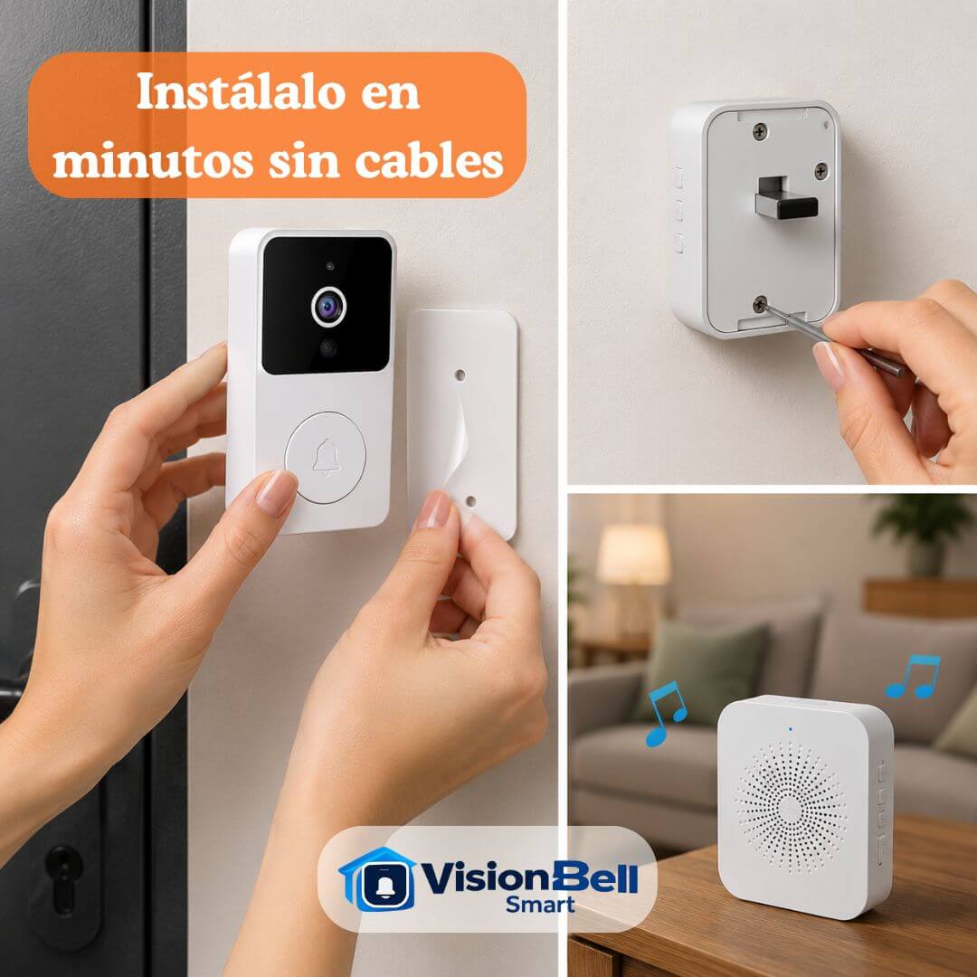 VisionBell Smart – Mira Quién Llega a tu Casa Desde el Celular Fácilmente