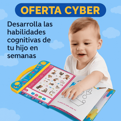 Mi Primer Libro Interactivo ¡OFERTA CYBER! – Enseña Números y Letras con Sonido – Fomenta el aprendizaje jugando en casa en sus primeros años
