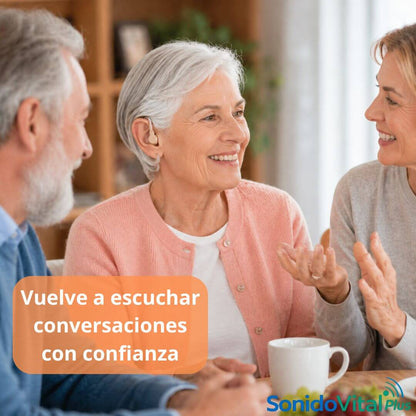 SonidoVital Plus - Escucha Mejor Cada Día con un Dispositivo Discreto y Fácil de Usar