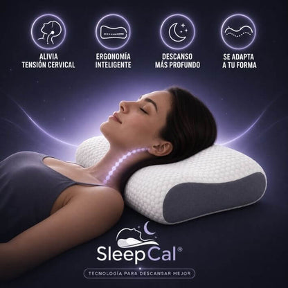 SleepCalm® Almohada Ortopédica - Soporte Cervical para un Sueño Más Profundo - OFERTA 2x1