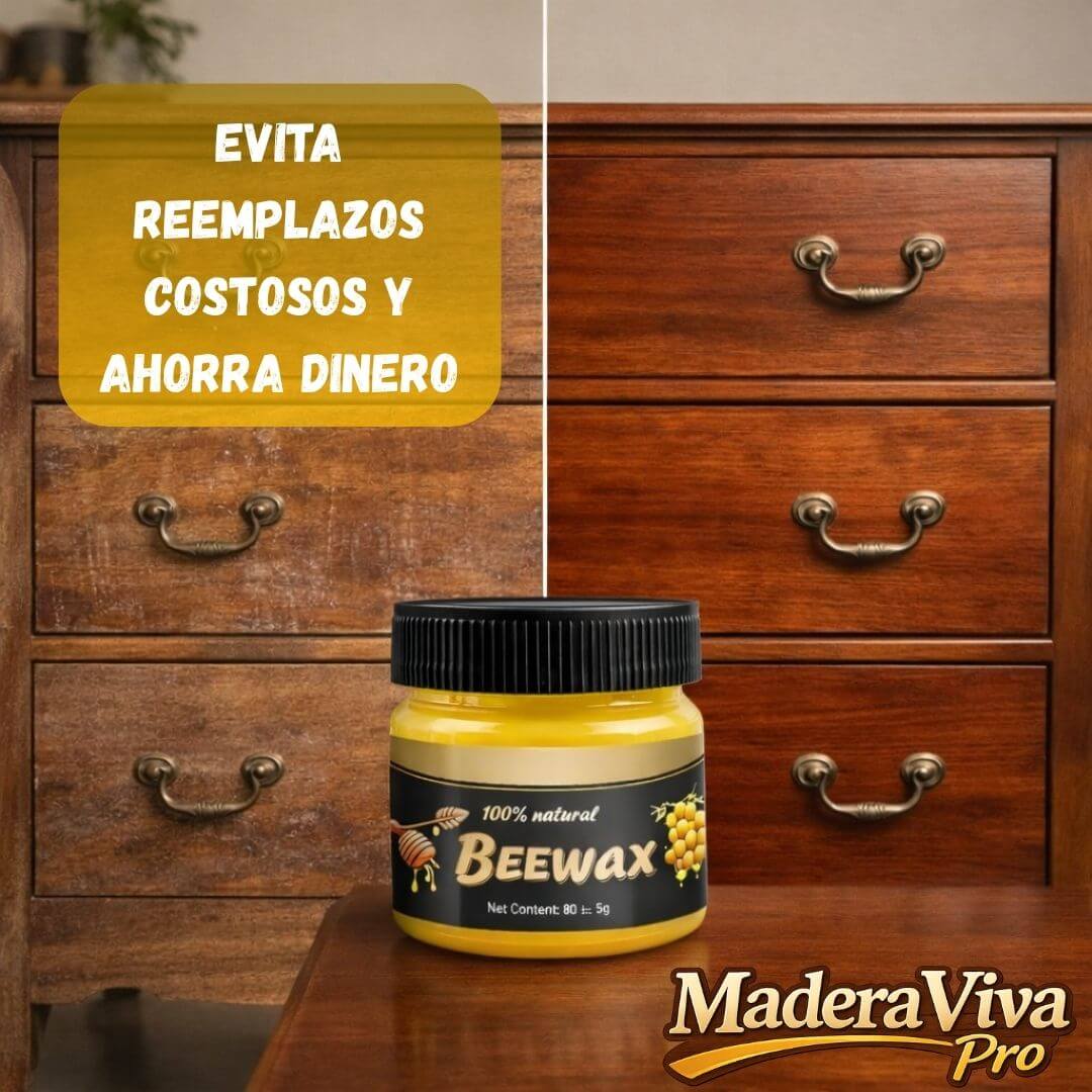 MaderaViva Pro – Cera Restauradora de Madera que Recupera el Brillo sin comprar muebles nuevos
