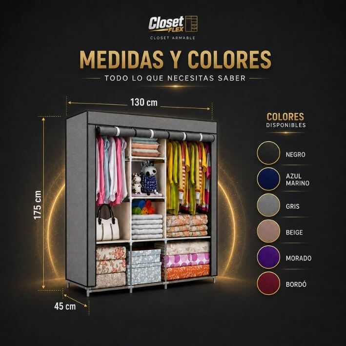 ClosetFlex® | Armario Modular Portátil™ desarmable