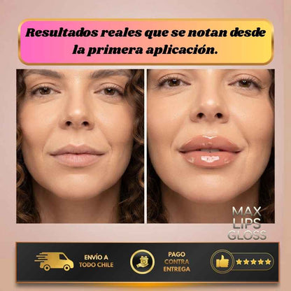 MAX LIPS GLOSS - Tu toque de volumen diario, hidratante y natural.