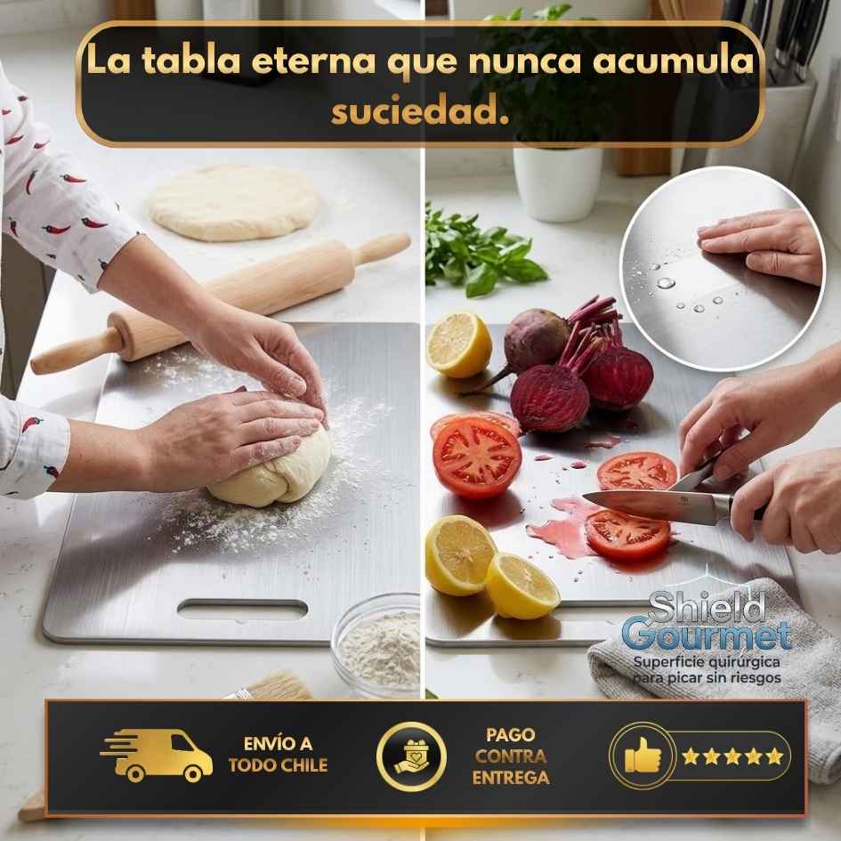 Shield Gourmet - Superficie quirúrgica para picar fácil de limpiar