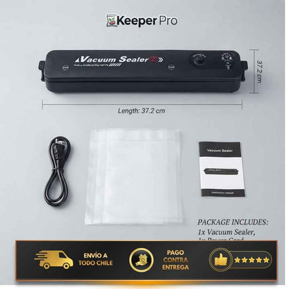 Keeper Pro - Congela carnes y verduras manteniendo su calidad original.