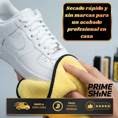 PrimeShine - Limpieza profunda y segura para tus zapatillas