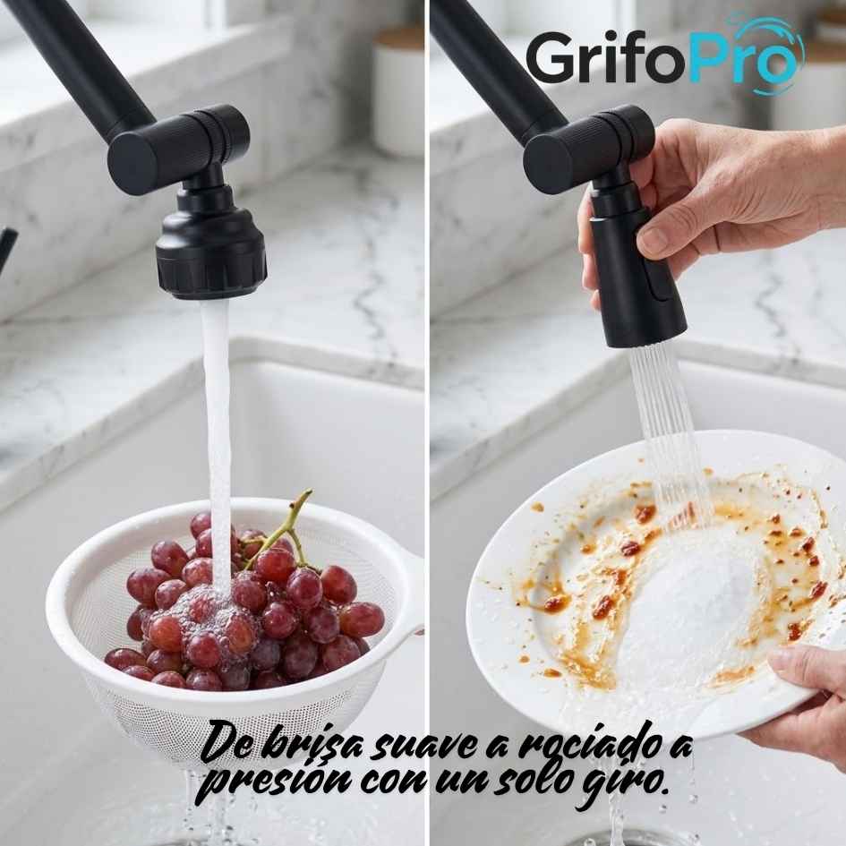 GrifoPro - Grifo Articulado Giratorio de 1080° - 30%OFF