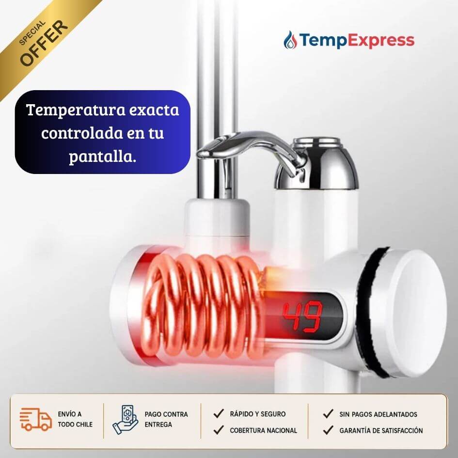 TempExpress - Tu lavaplatos con agua caliente rápidamente - Combo X2
