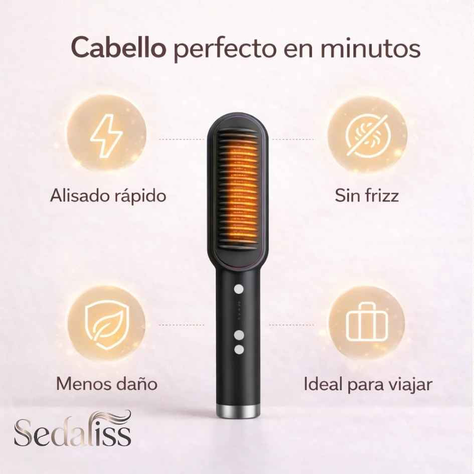 Sedaliss - Cepillo Alisador Rizador Multifuncional - Oferta 25% OFF