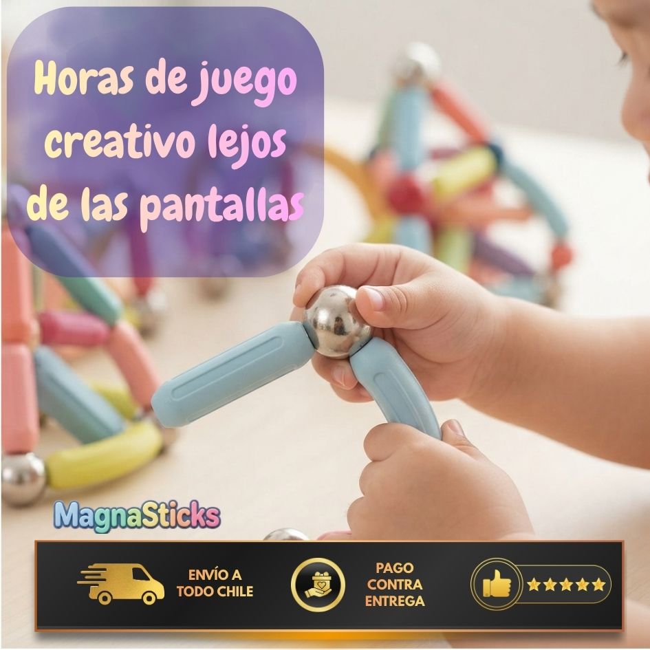 MagnaSticks - Construye la creatividad de tus hijos sin pantallas