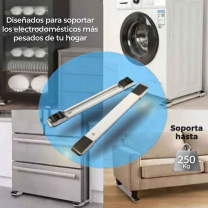 MovilBase™  - Soporte Para Lavadora Gris con Rueda - Oferta 25%OFF
