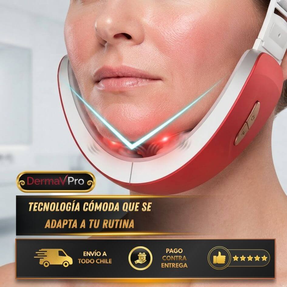 DermaV Pro - Masaje sónico que redefine tu mandíbula sin cirugía - 30% OFF