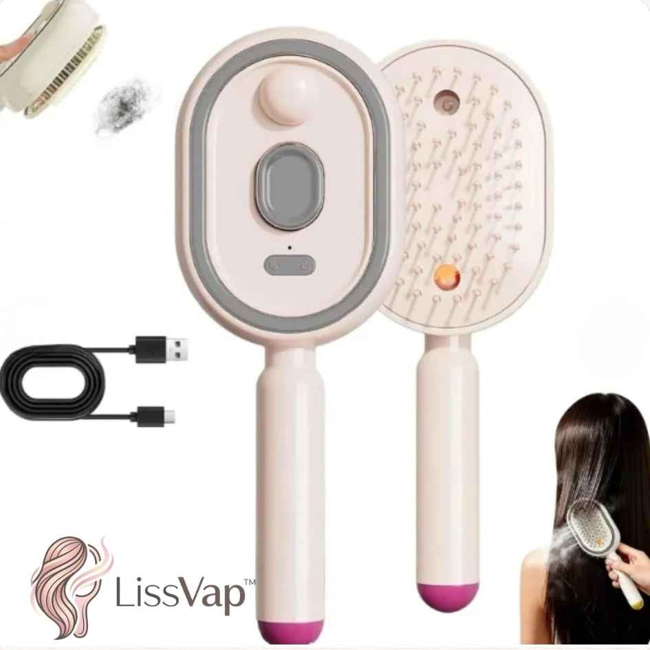 LissVap™ - Cepillo Desenredador Capilar Vapor - Oferta 25%OFF