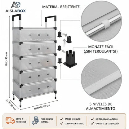 AislaBox™ - Protege y ordena tu calzado