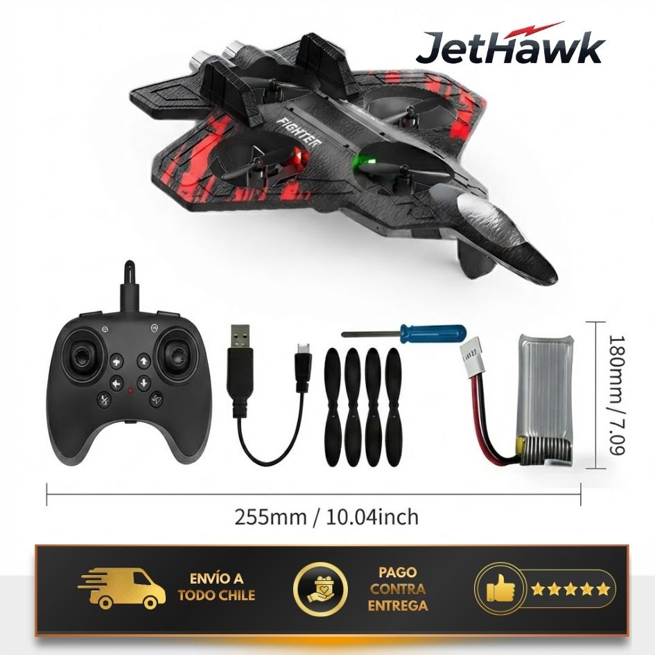 JetHawk - El primer avión de juguete que protege tus muebles y paredes - OFERTA 50%OFF