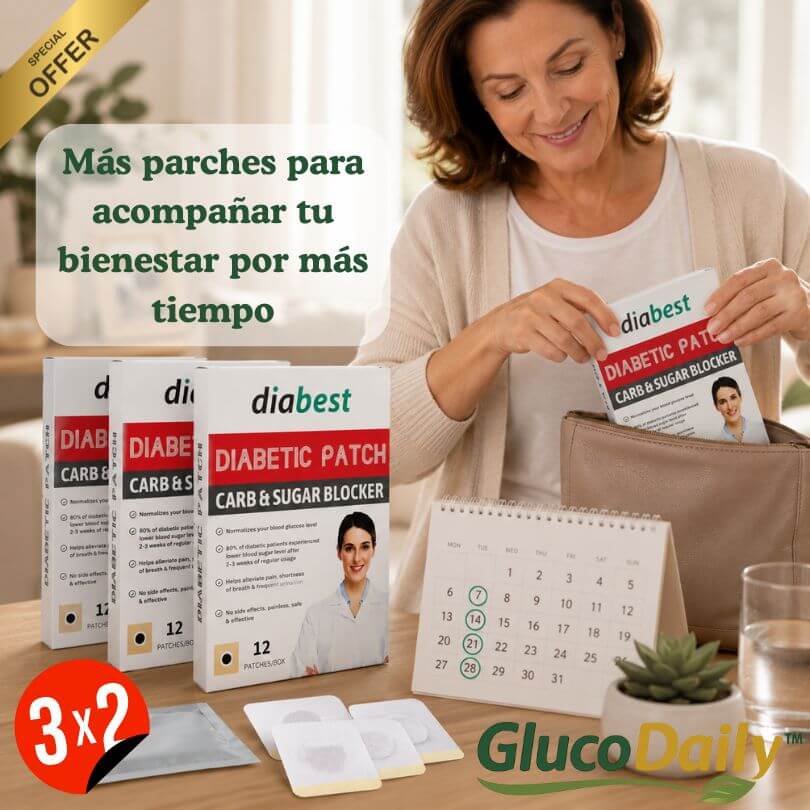 GlucoDaily™ – Apoya tu Bienestar Sin Complicar tu Rutina - Pack X3