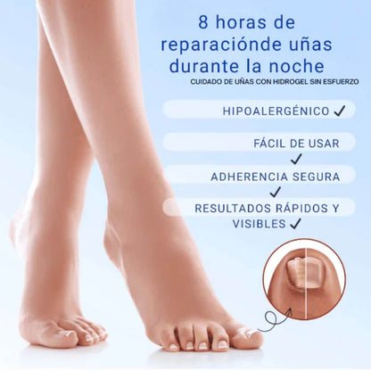 PureNail Patch – 32 Parches - Cuidado Nocturno para Mejorar el Aspecto de las Uñas