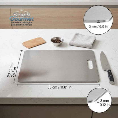 Shield Gourmet - Superficie quirúrgica para picar fácil de limpiar