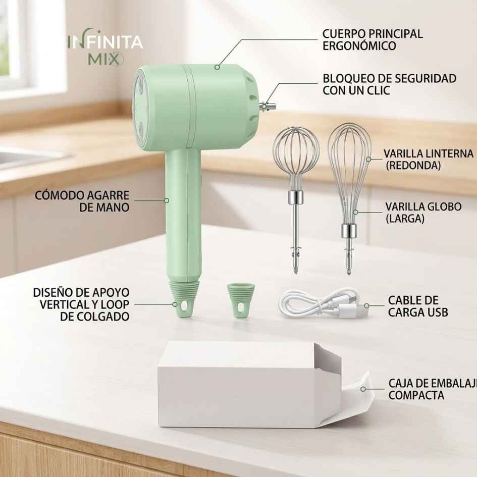 InfinitaMix - Cocina práctica sin depender de cables