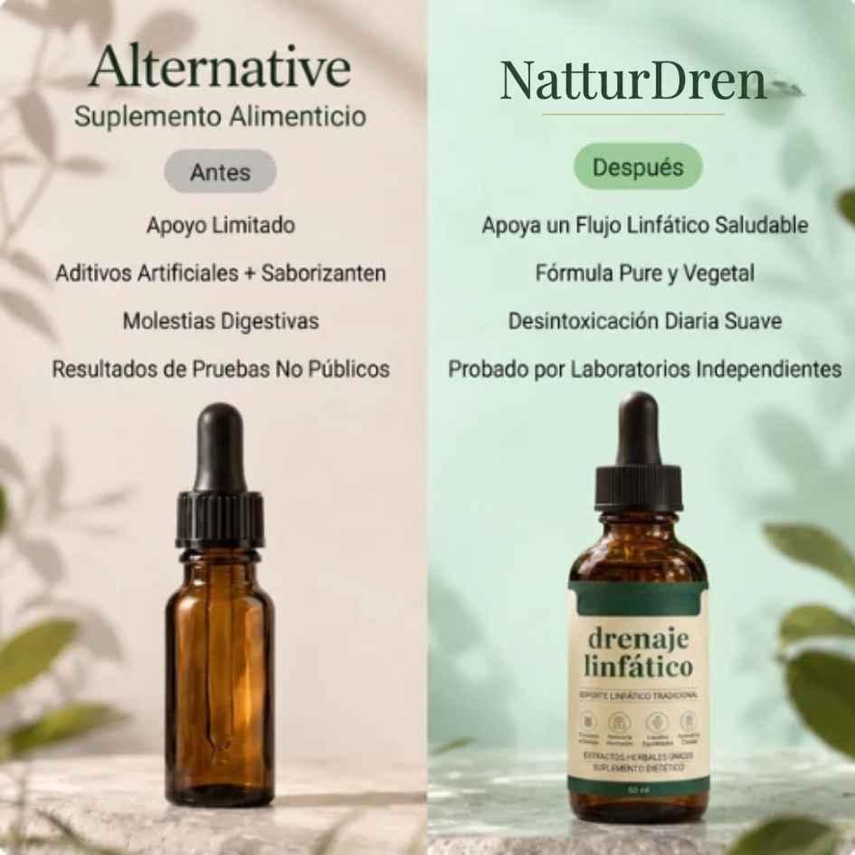 NatturDren - Suplemento liquido en gotas - 25%OFF