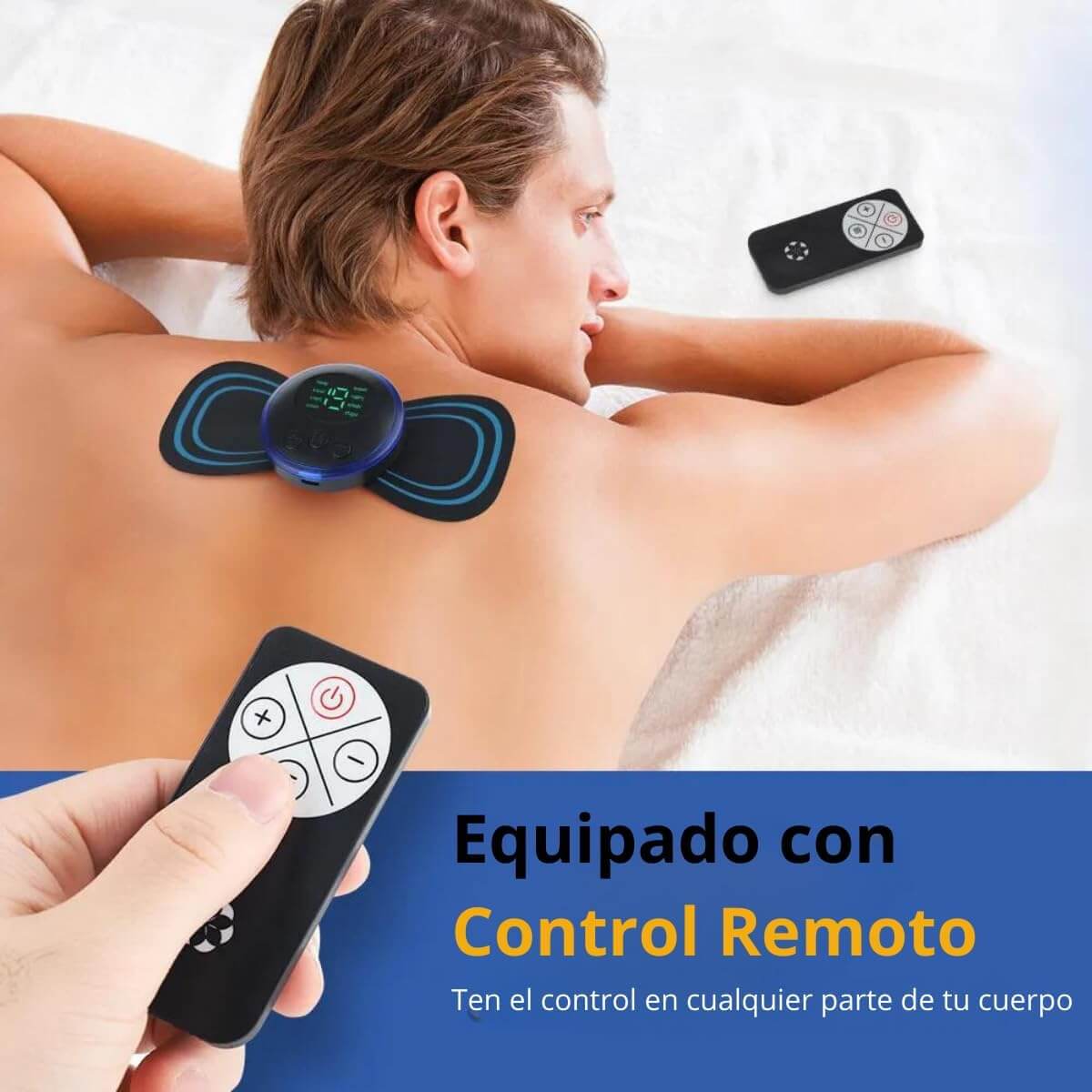 ALIVIOMAX (2x1) – Masajeador Eléctrico Recargable – ALIVIA DOLOR Y TENSIÓN EN SOLO 10 MINUTOS AL DÍA
