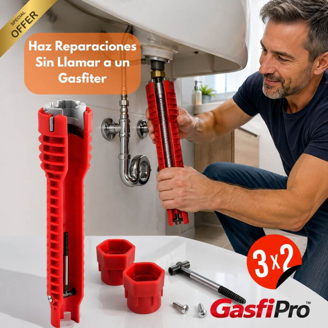 GasfiPro™ - Cambia Grifos Fácilmente Desde Casa - OFERTA 3x2