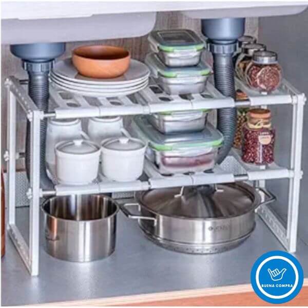 MiniRack Max 30% OFF – Aprovecha cada rincón de tu cocina sin complicaciones