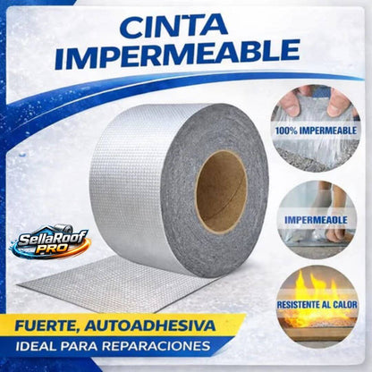 SellaRoof Pro - Cinta Impermeable - Repara filtraciones y protege tu techo antes de que el daño avance