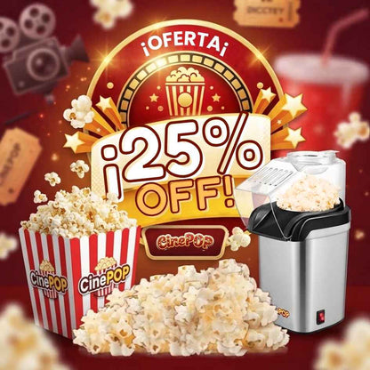 CinePOP - Disfruta tus películas favoritas con el sabor original- CON 25%OFF