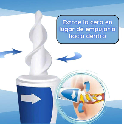 Kit de 16 Piezas para Limpieza de Oídos Familiar – Limpieza Sin Riesgos – Limpia Profundo Sin Peligros Ni Complicaciones, ideal para Todos en Casa