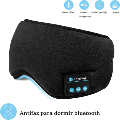 Antifaz con Audífonos Bluetooth - Relaja y Protege tus Noches – Duerme Tranquilo Sin Interrupciones Desde Hoy - Compatible con cualquier dispositivo