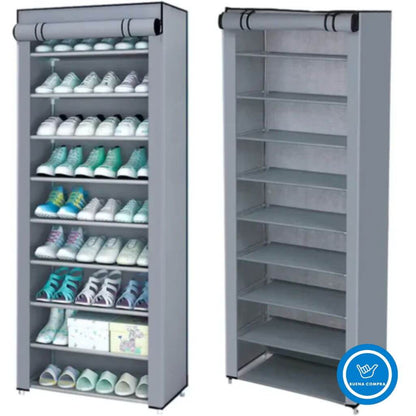 OrdenMax con 40% OFF - Zapatero Organizador Vertical de 10 Niveles - Transforma el desorden en un espacio limpio y funcional