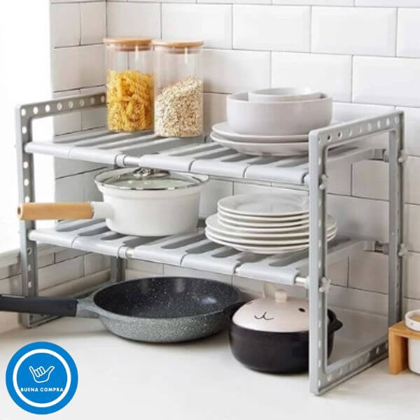 MiniRack Max 30% OFF – Aprovecha cada rincón de tu cocina sin complicaciones