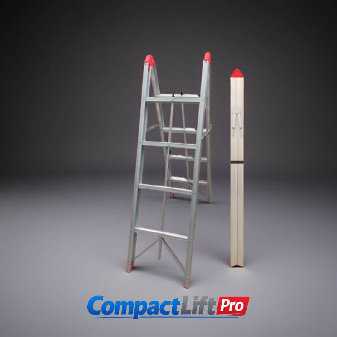 CompactLift Pro - Sube, Trabaja y Guarda tu Escalera sin Ocupar Espacio