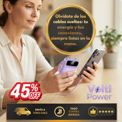 VoltiPower - Carga segura y múltiple, estés donde estés