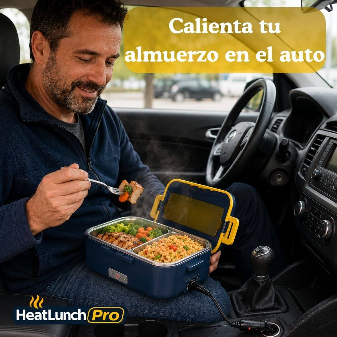 HeatLunch Pro – Disfruta Comida Caliente Donde Estés, hasta en el Auto