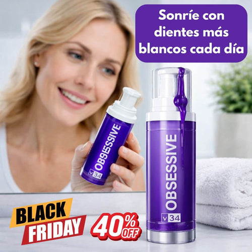 Pasta Dental Blanqueadora OBSESSIVE - Ayuda a mantener tus dientes más blancos y una frescura diaria - OFERTA BLACK FRIDAY
