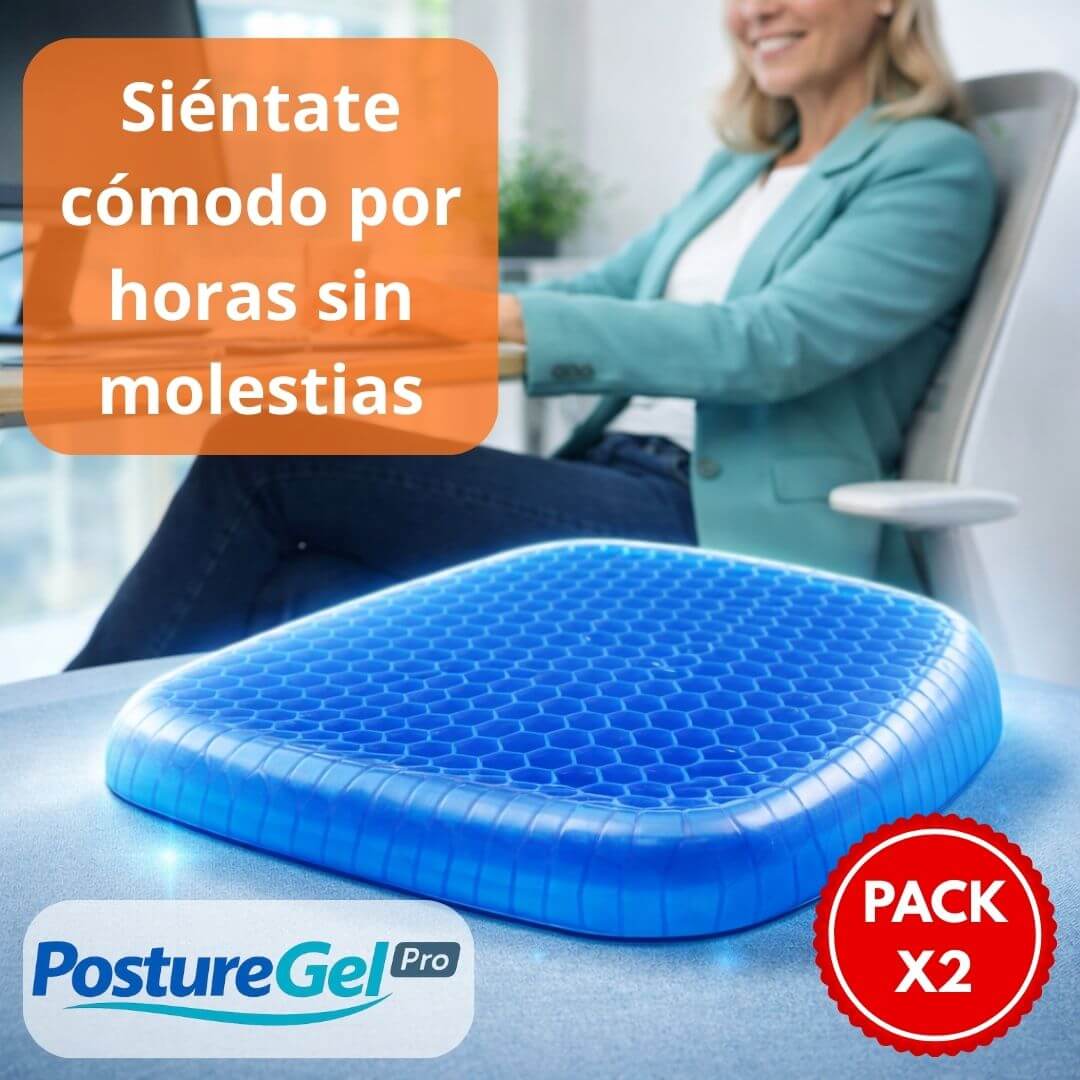 PostureGel Pro - Siéntate cómodo por horas en casa, oficina o viajes