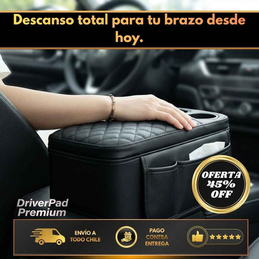 DriverPad Premium - Descanso para tus brazos al conducir