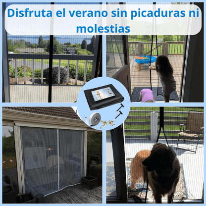 InsectoStop - Cortina Magnética Antimosquitos - Protege Tu Hogar y Deja Entrar Solo Aire Fresco
