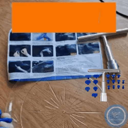 50% OFF KIT Desabollador para Autos con 18 Adaptadores de Multiples Tamaño- Repara las abolladuras de tu auto de forma segura y sin dañar la pintura, evitando costosos talleres y complicaciones