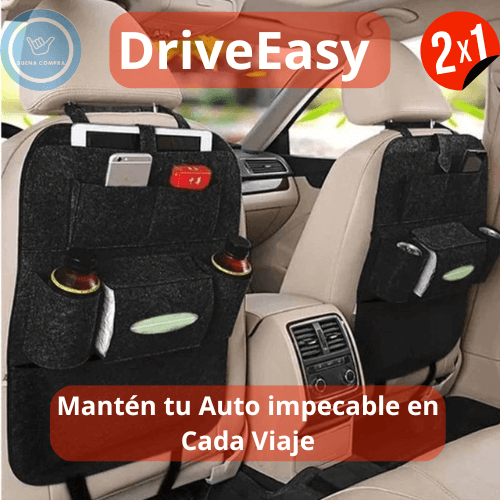 DriveEasy 2X1 – ORGANIZADOR DE ASIENTO – Comodidad y Orden para Toda la Familia