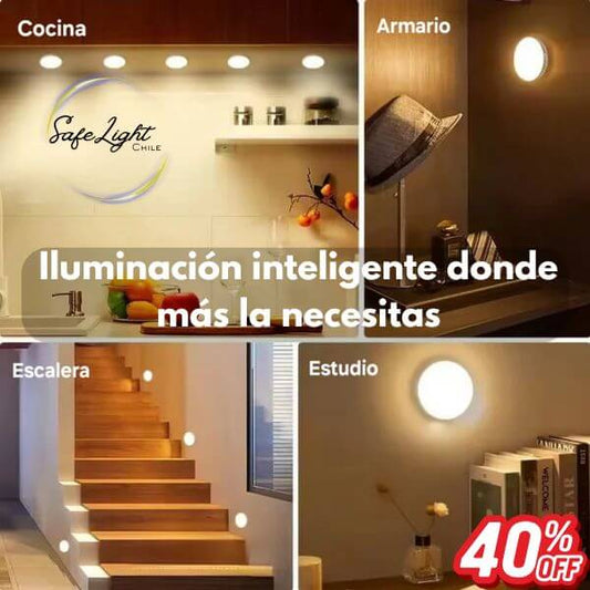 SafeLight - Luz LED con Sensor de Movimiento - Seguridad y Comodidad con Luz que se Activa Sola