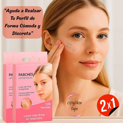 LiftySkin Tape – Parches Faciales Para Un Uso Diario Cómodo y Sutil