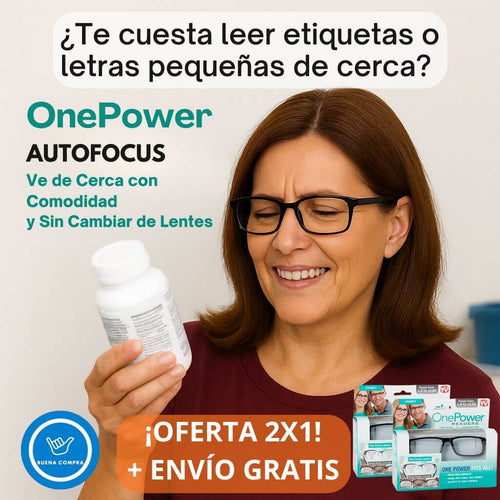 OnePower AutoFocus – Ve de Cerca con Comodidad y Sin Cambiar de Lentes