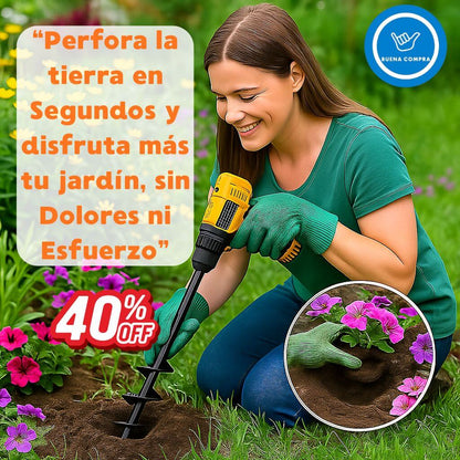 EasyGarden Pro - Broca para Jardín - Cava Rápido y Preciso en Segundos