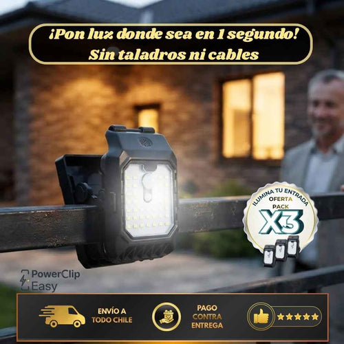 PowerClip Easy - Luz potente donde quieras, sin electricista